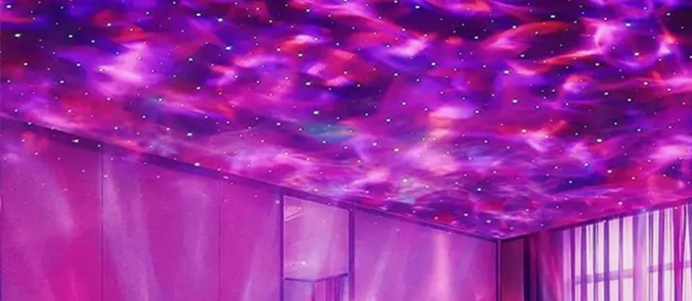 Disco lamp/light galaxy patterns