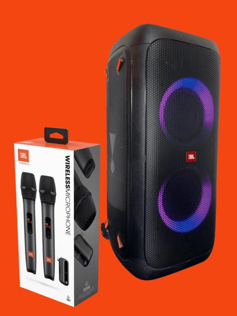 Jbl Partbox 310 Bluetooth speaker met draadloze microfoons