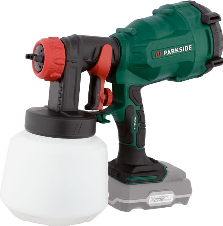 Parkside 20v accu verfpistool