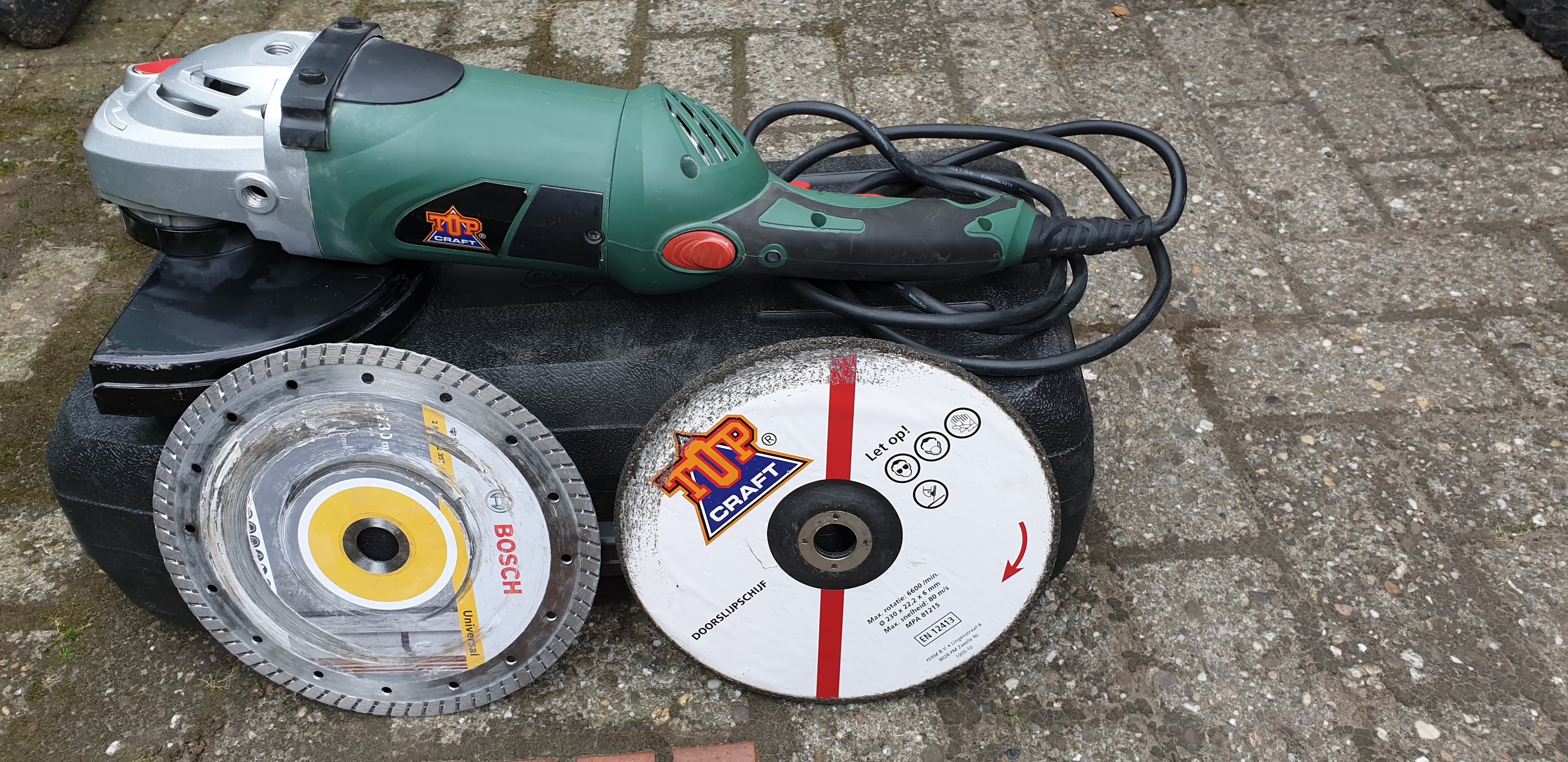 Slijptol voor schijfmaat 230mm