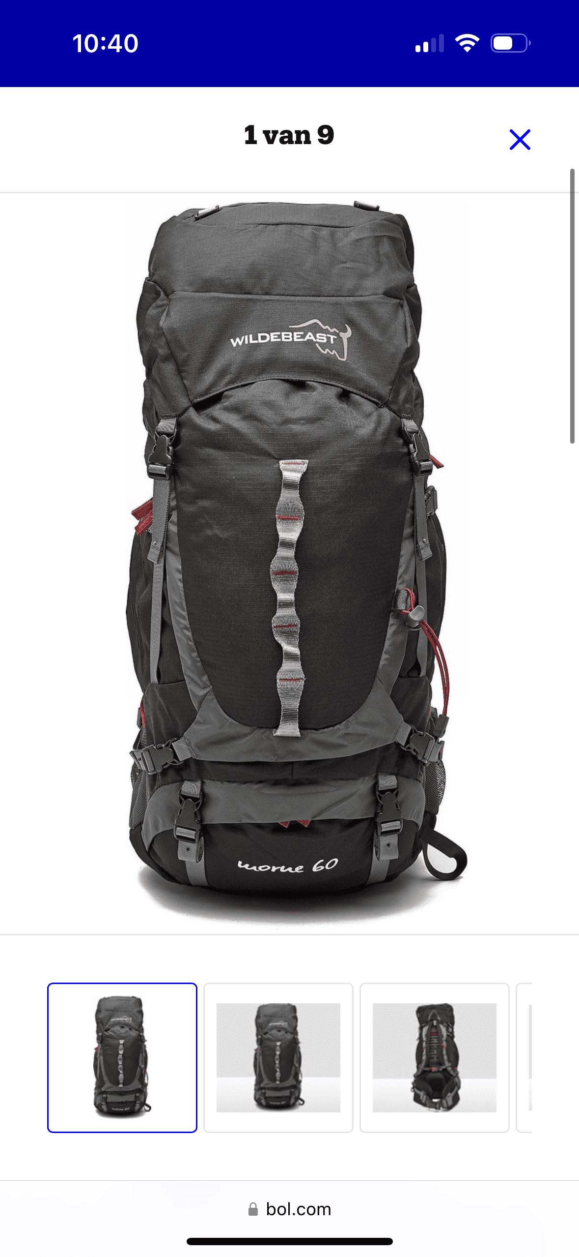 Wildebeast backpack