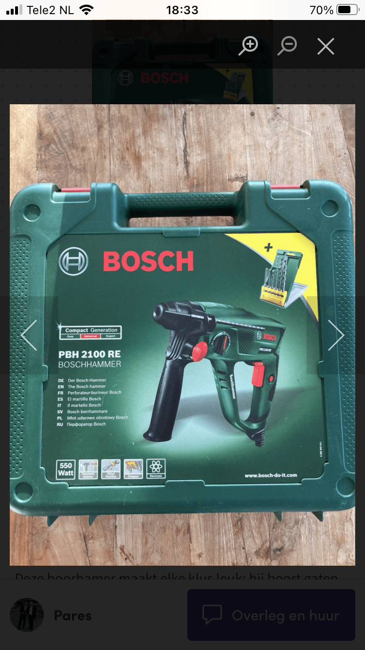 Klopboor | hamer boor 
