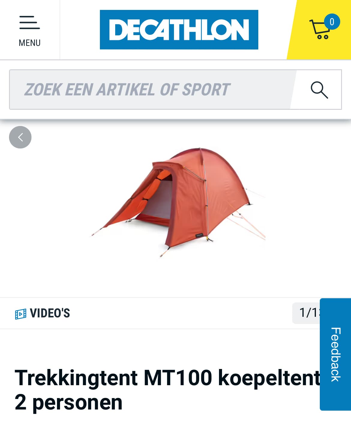 Kampeertent