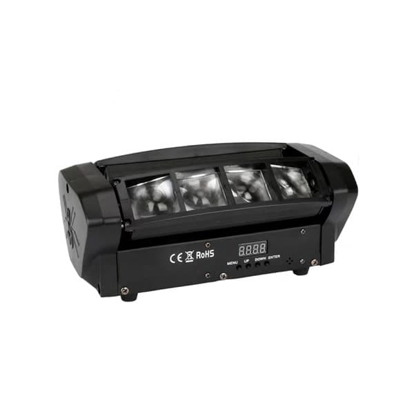 Mini 8X10W RGBW LED Spin