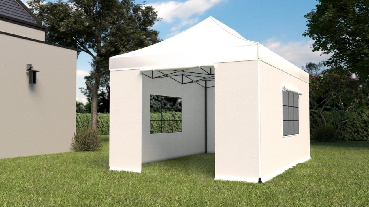 Partytent -Easy up- met zijwanden 3x4,5