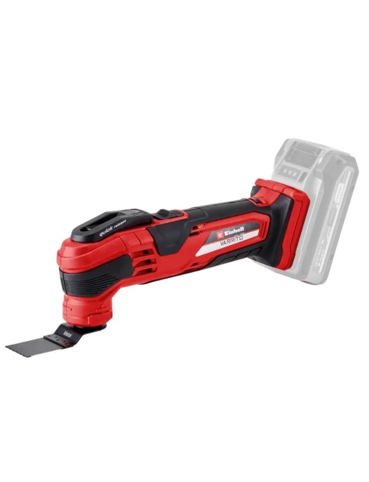 Einhell accu multitool met opzetstukken