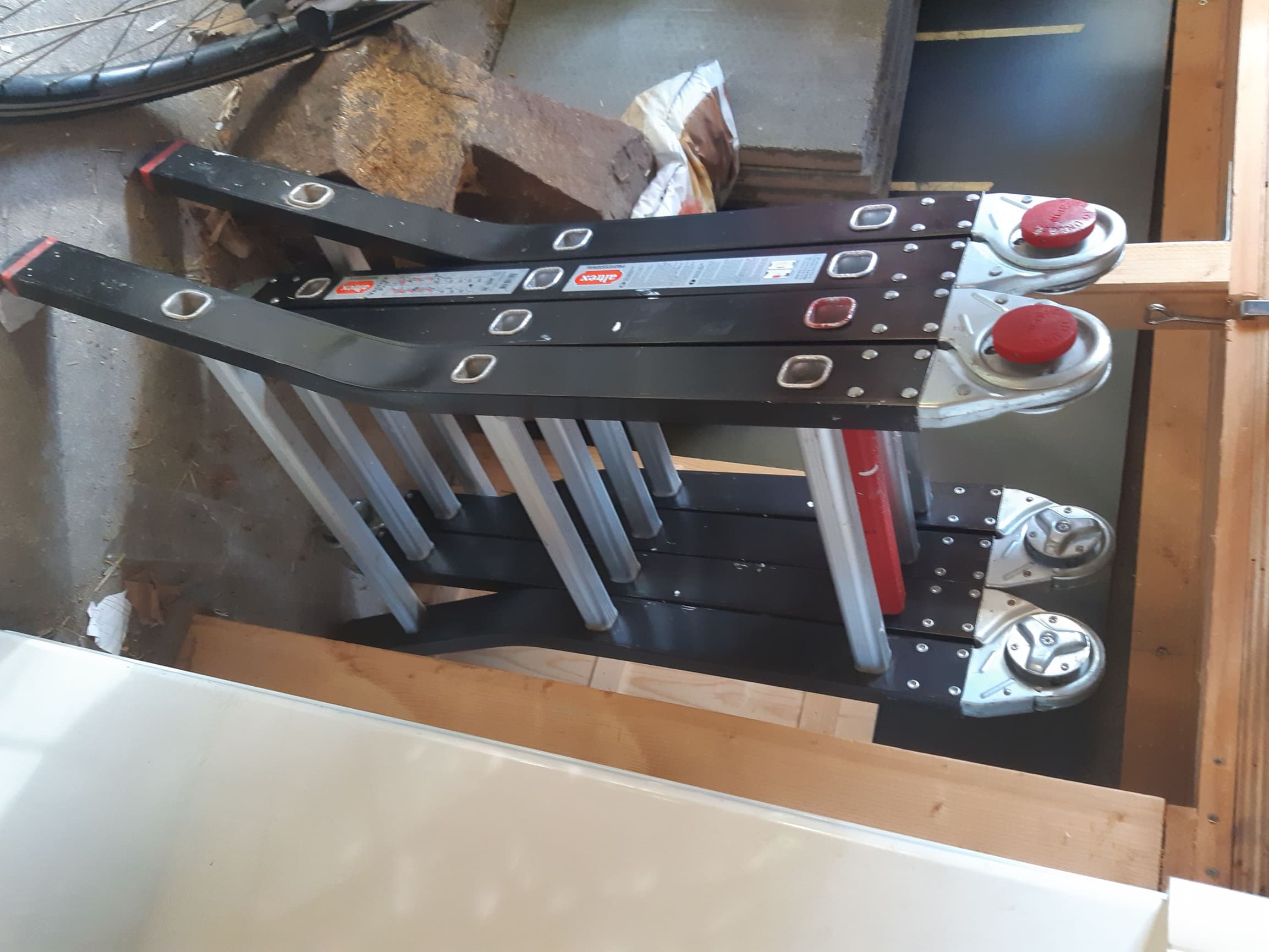 telescopische vouwladder