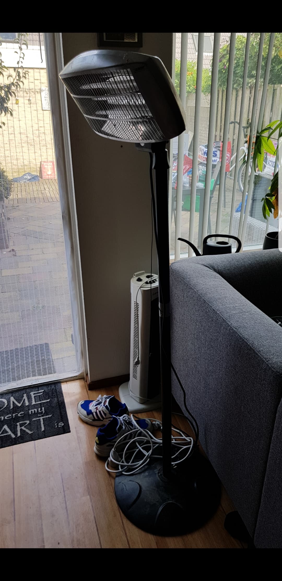 Elektrische terrasverwarmer 1000 watt