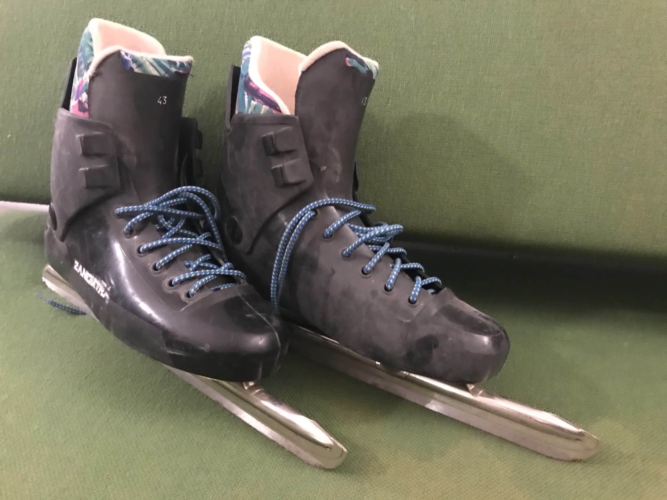 Schaatsen, halen naast Jaap Eden