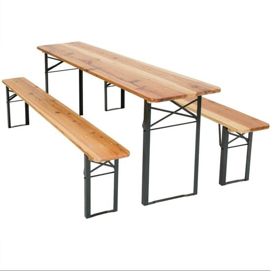 Biertafels Duitse kwaliteit (8 sets beschikbaar). 