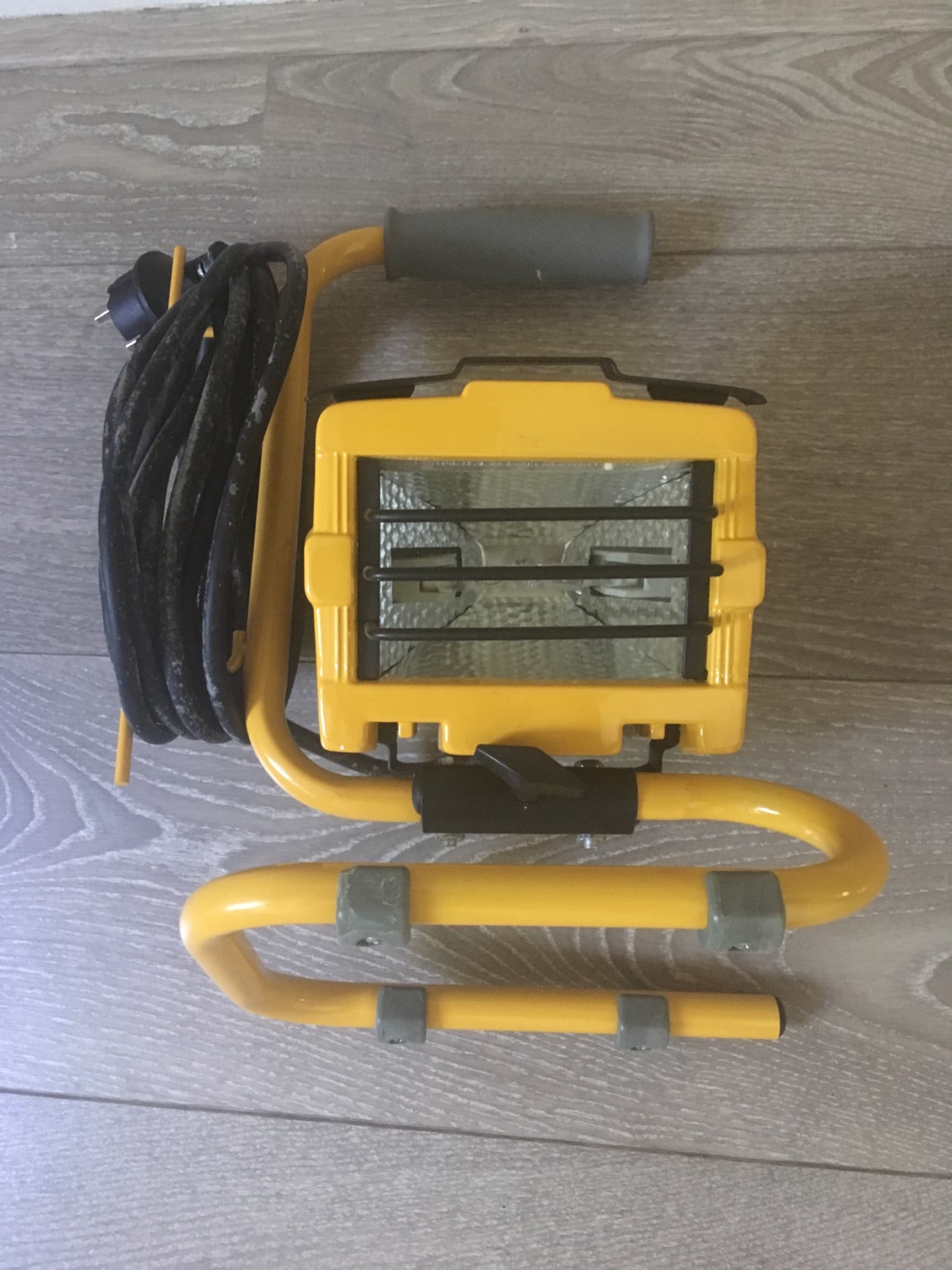 bouwlamp met voet 