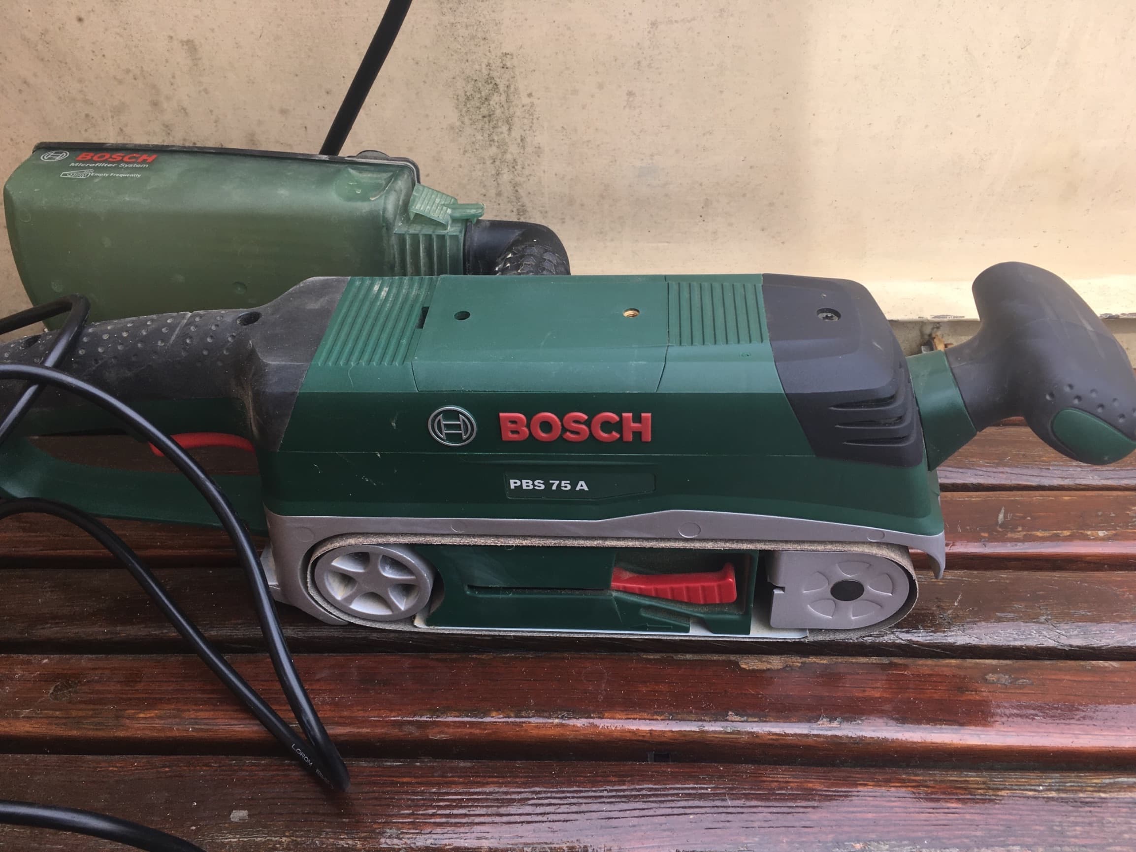 New Bosch beltsander