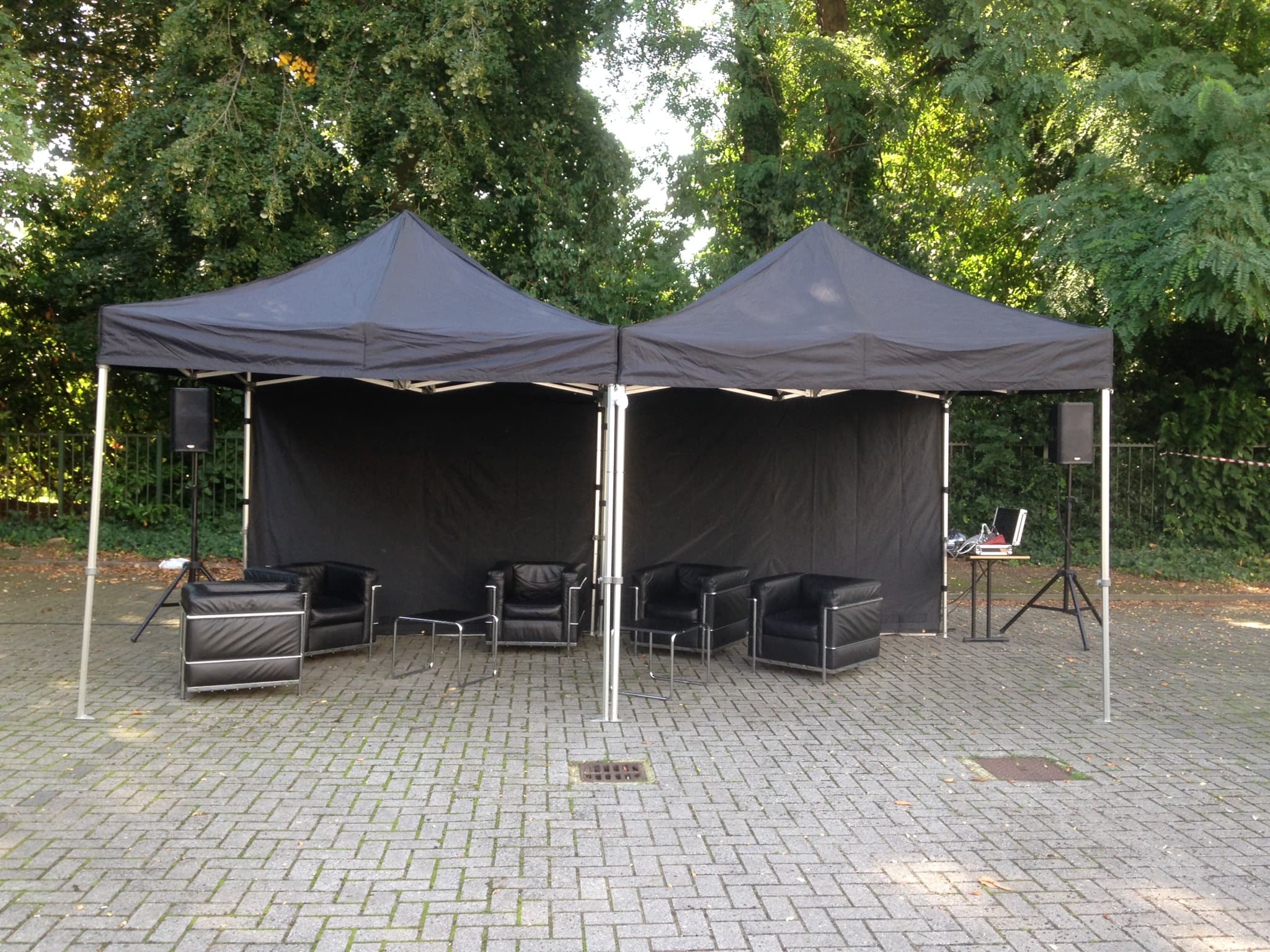 partytent met zijwanden