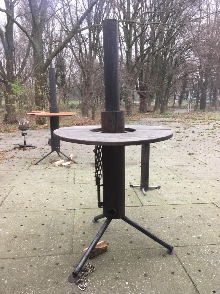Borreltafel met terrasverwarming 