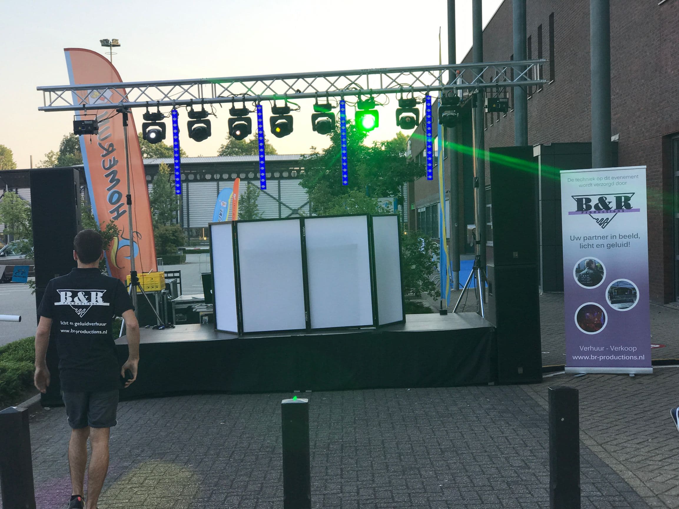 B&R Productions geluidsverhuur geluid beeld licht