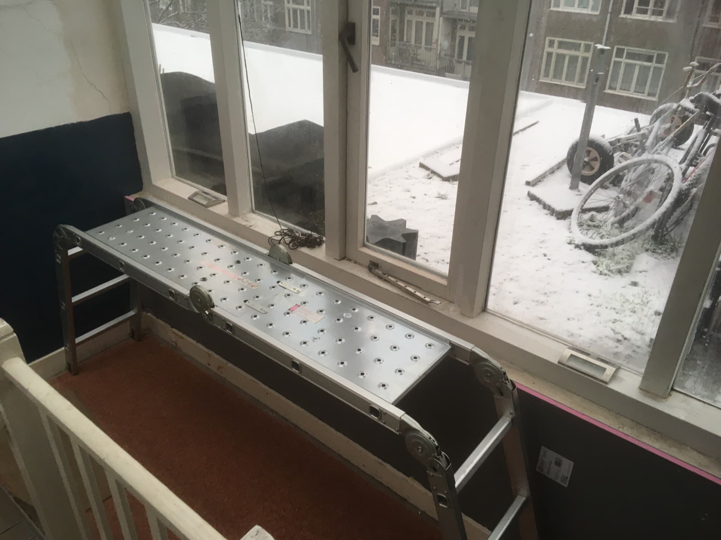vouwladder 1.7m/3.4m of schilderplateau