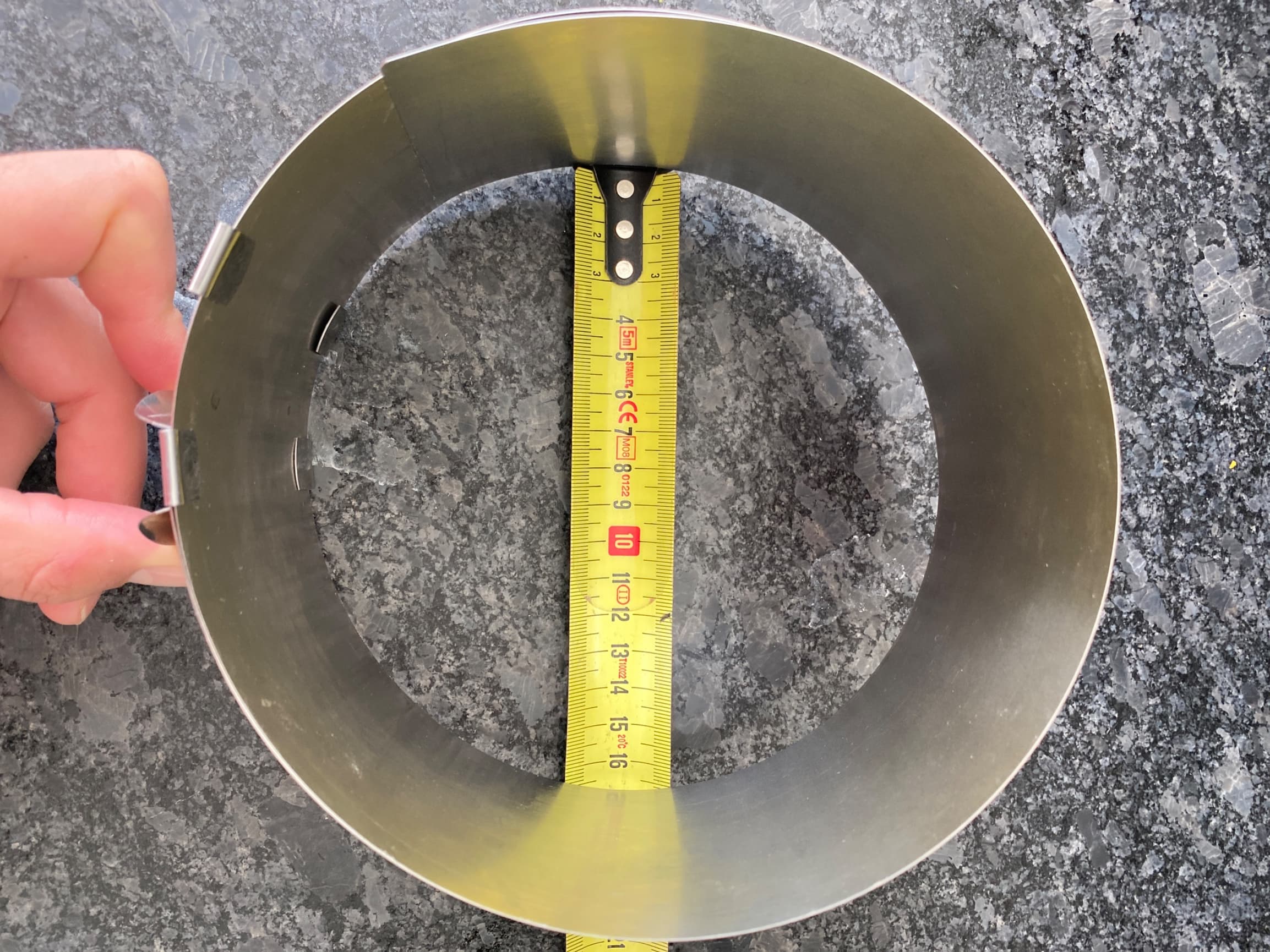 Verstelbare taartvorm 16-31 cm