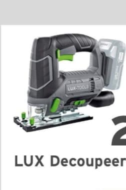 Lux tools decoupeerzaag op accu