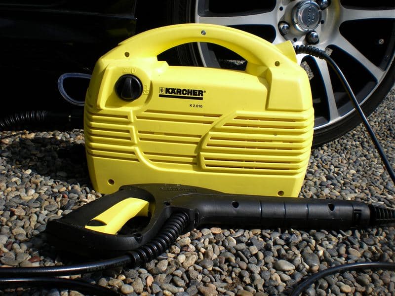 Professionele Hogedrukreiniger + Slanghaspel 30m tuinslang