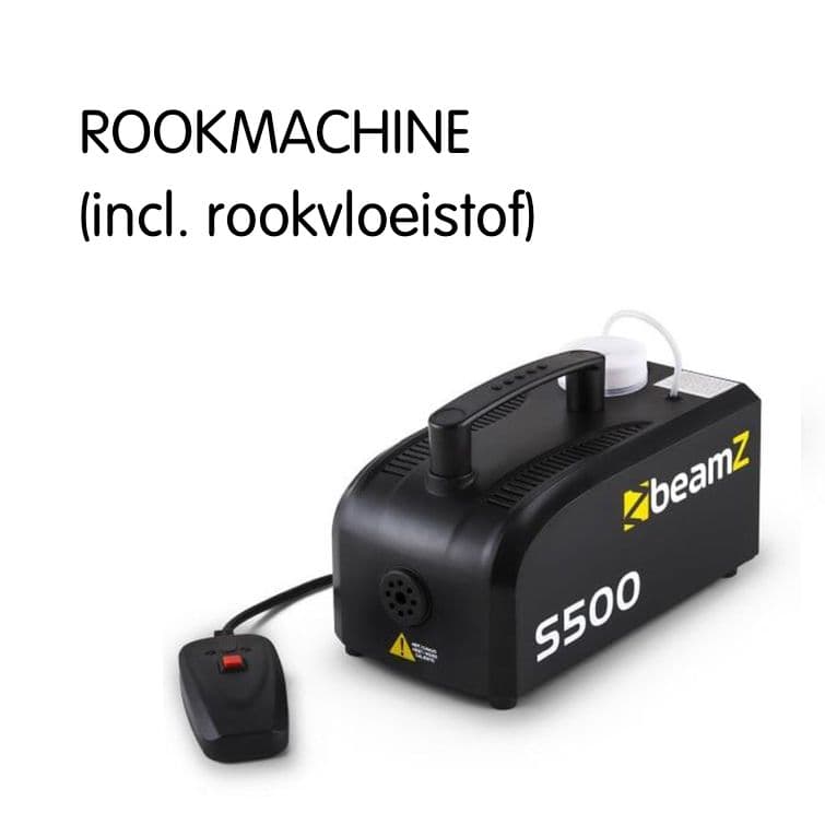 rookmachine (incl. rookvloeistof)