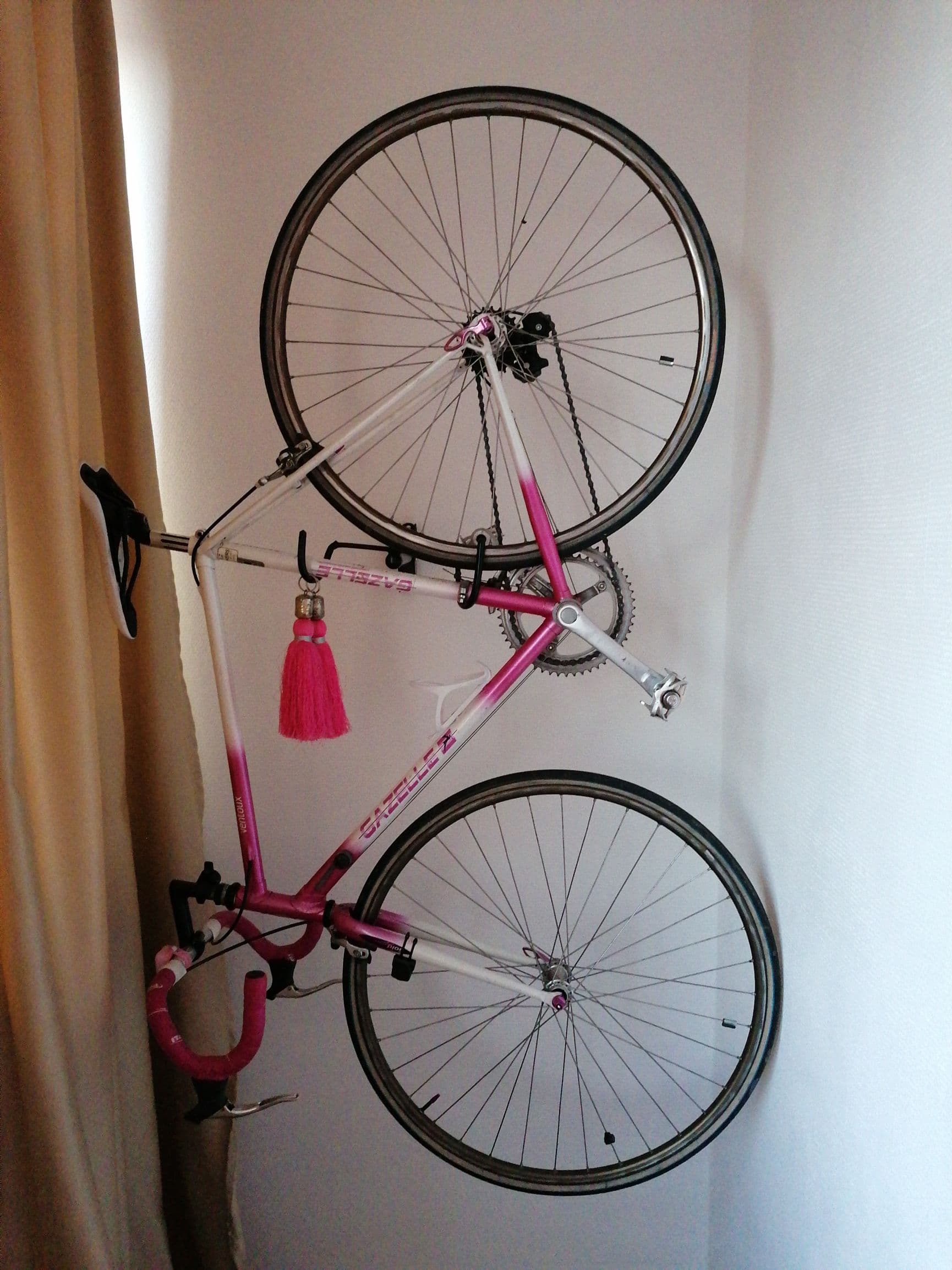 Racefiets gazelle 54cm roze/wit 