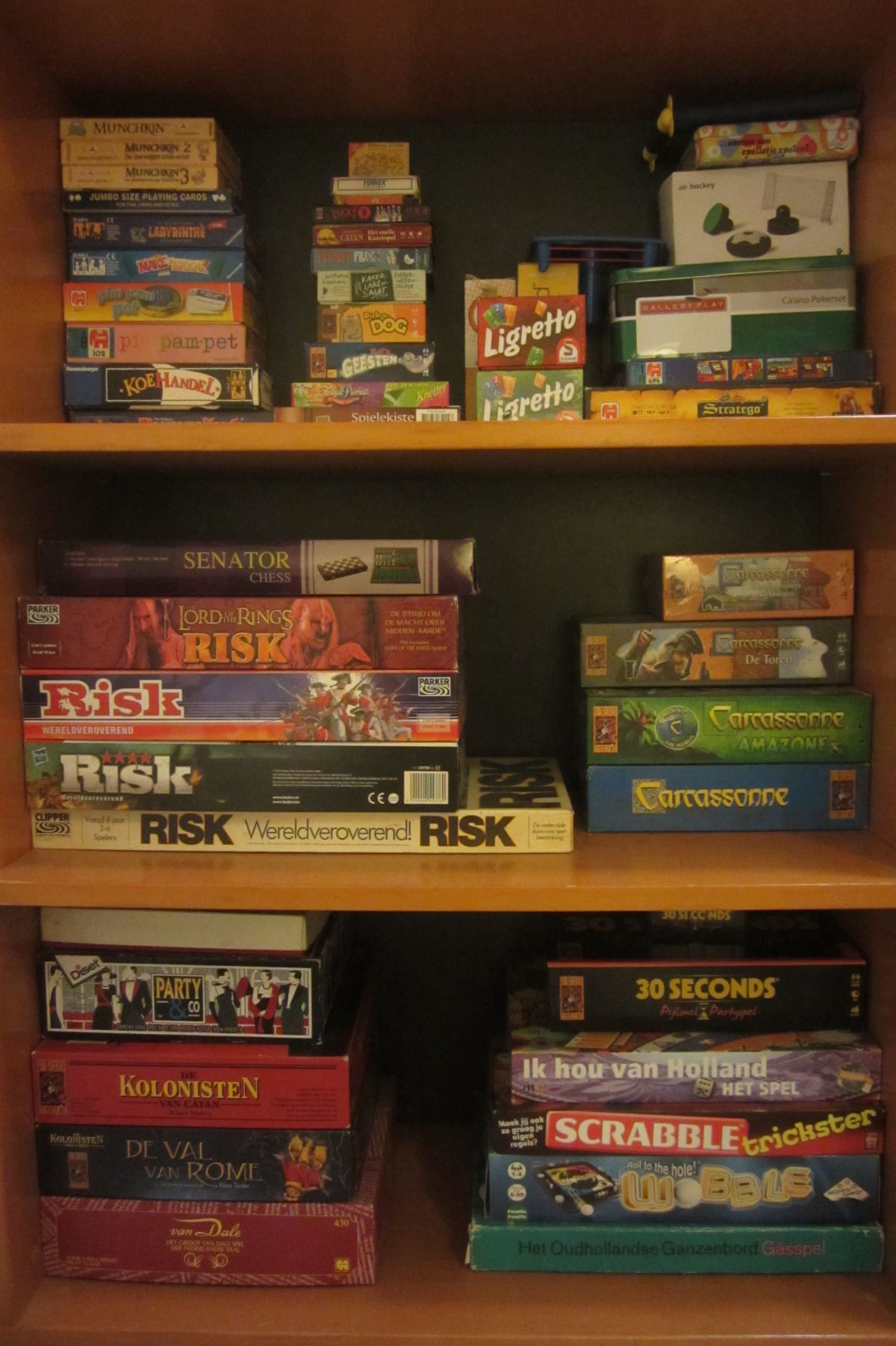 Veel verschillende spellen