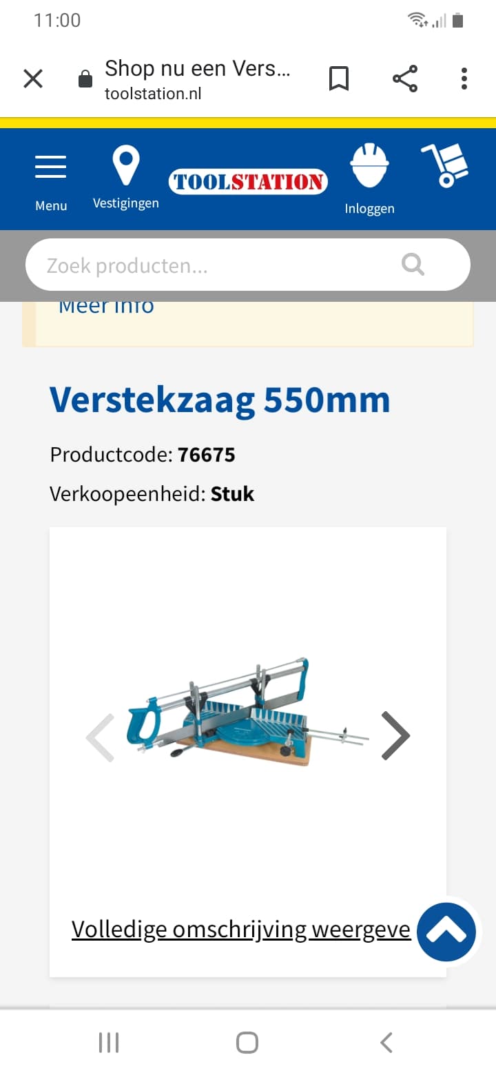 verstekzaagmachine