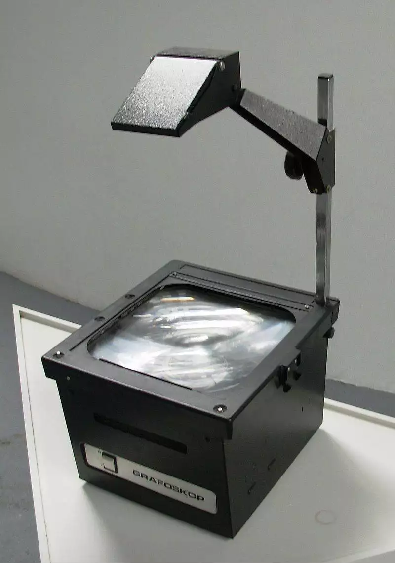old school overheadprojector