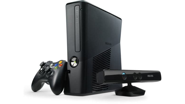 Xbox 360 met kinect, twee controllers en wat games