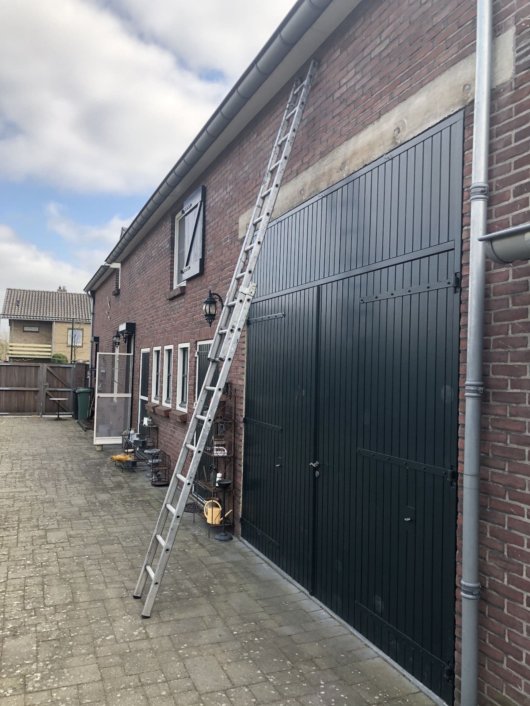 Uitschuifbare ladder van 4.65m