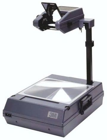 overheadprojector in draagkoffer