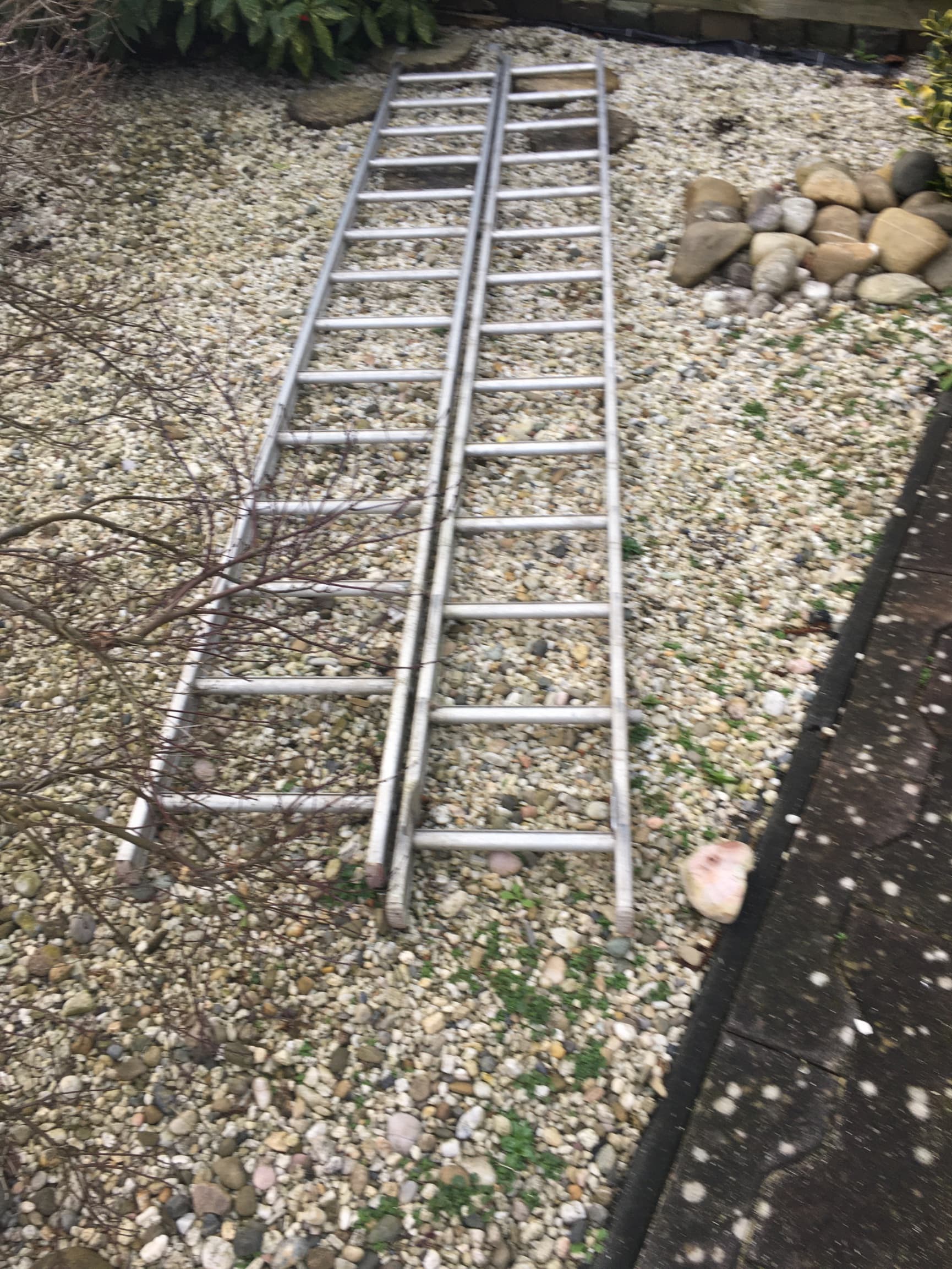 Uitschuif ladder tot ± 7 meter