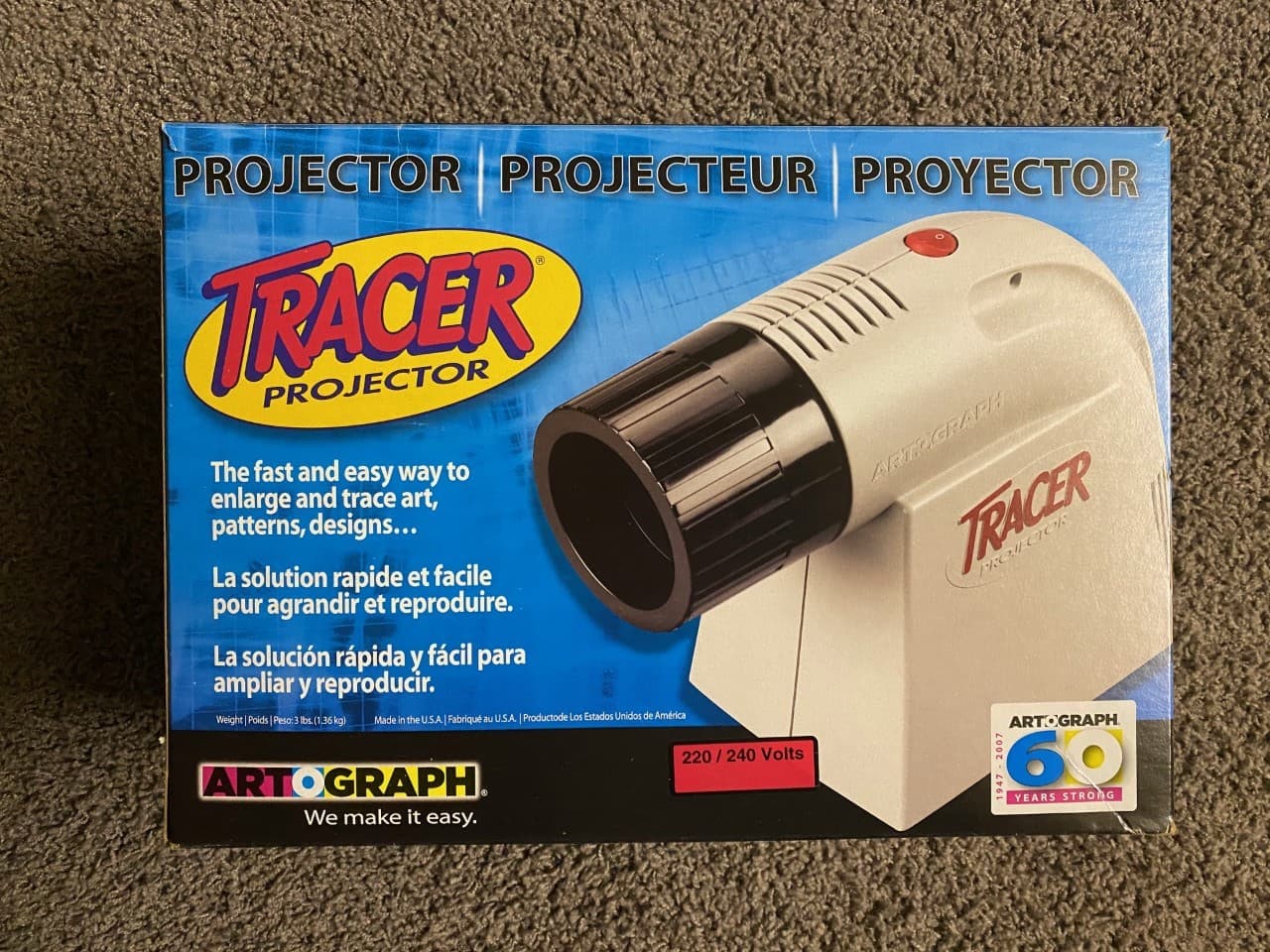 Overtrekmachine / tracer projector