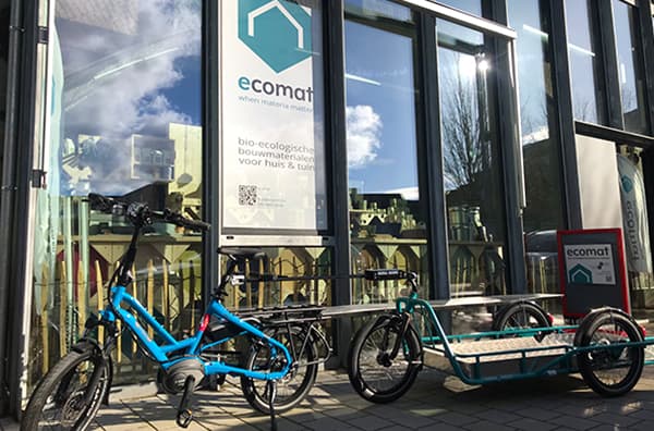 electrische fiets met cargotrailer