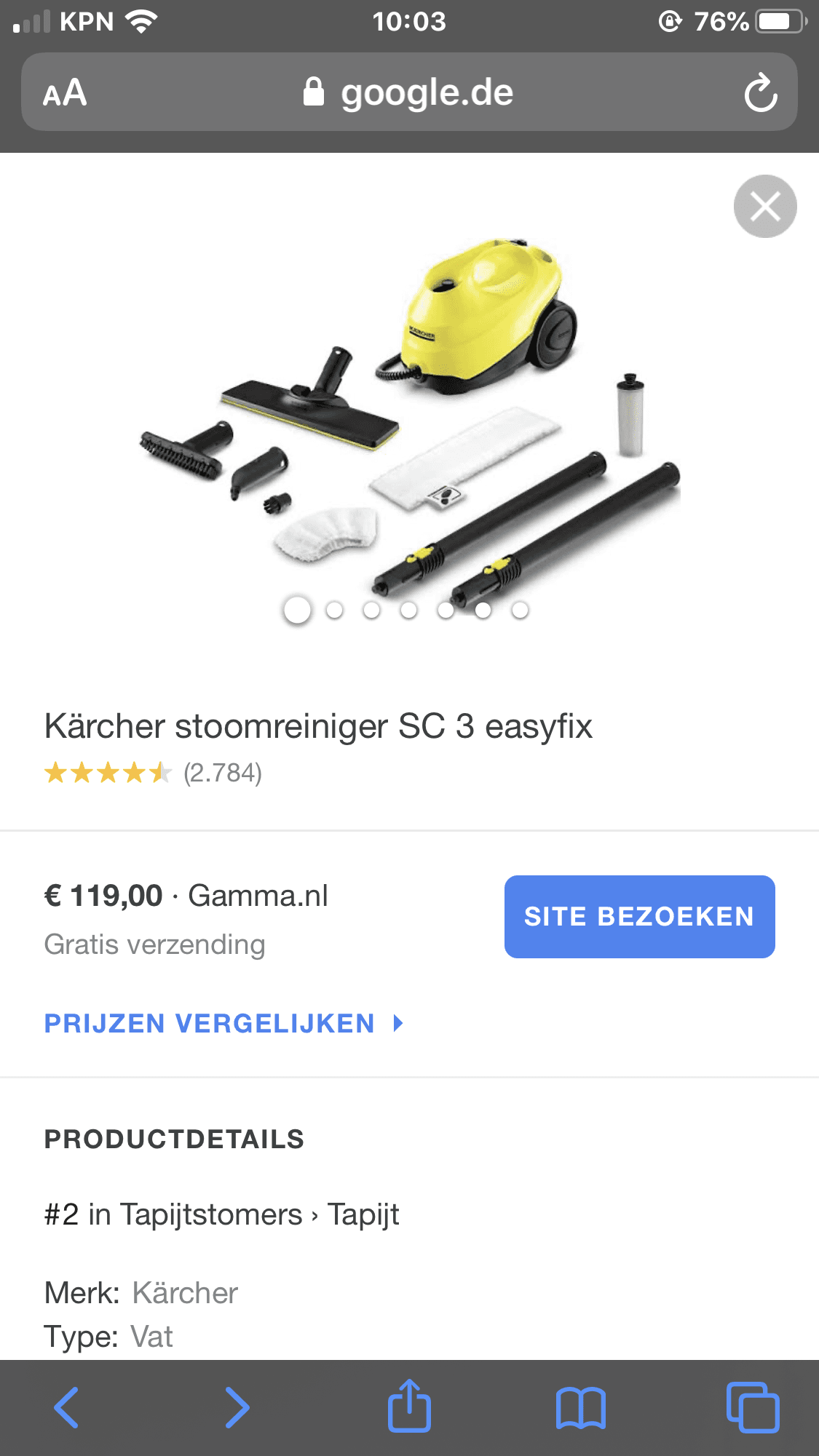 Stoomreiniger