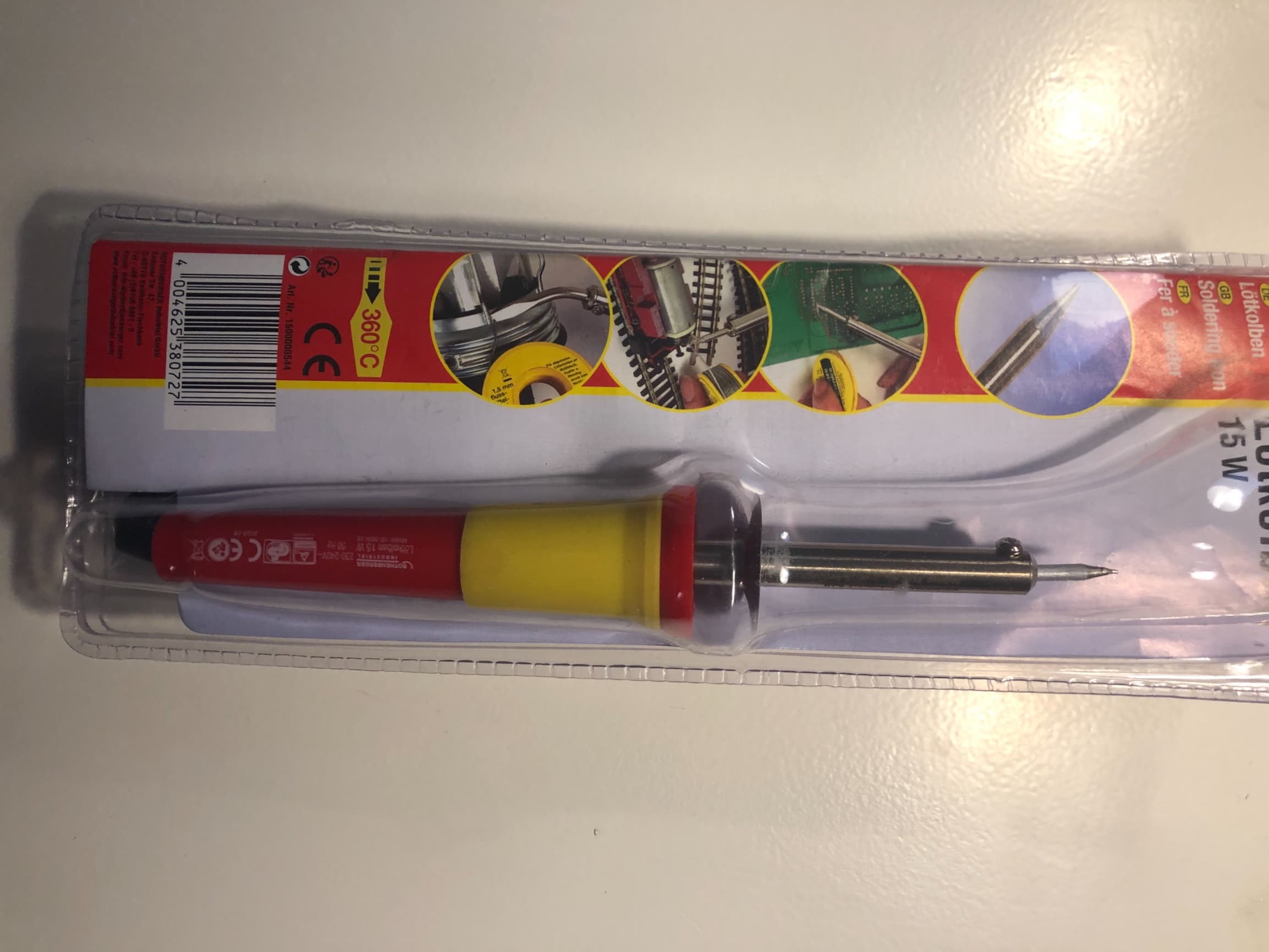 Soldeerbout 15 Watt 220 volt, 