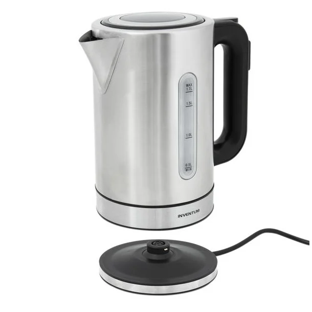 De Inventum HW817D - Waterkoker - Zilver - RVS. - Waterkoker