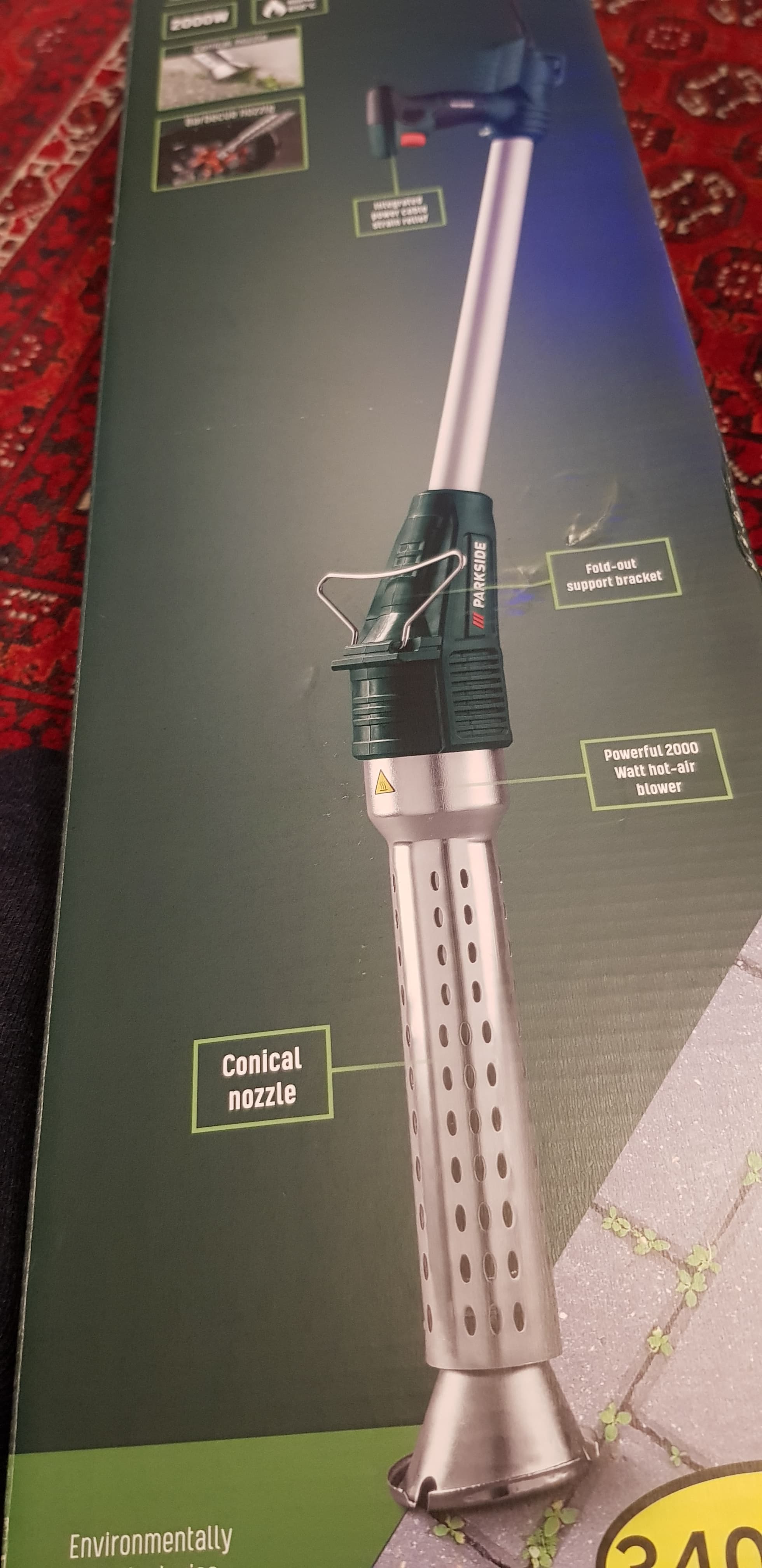 Electric weed burner