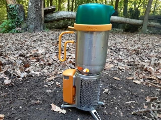 Biolite campstove met USB lader