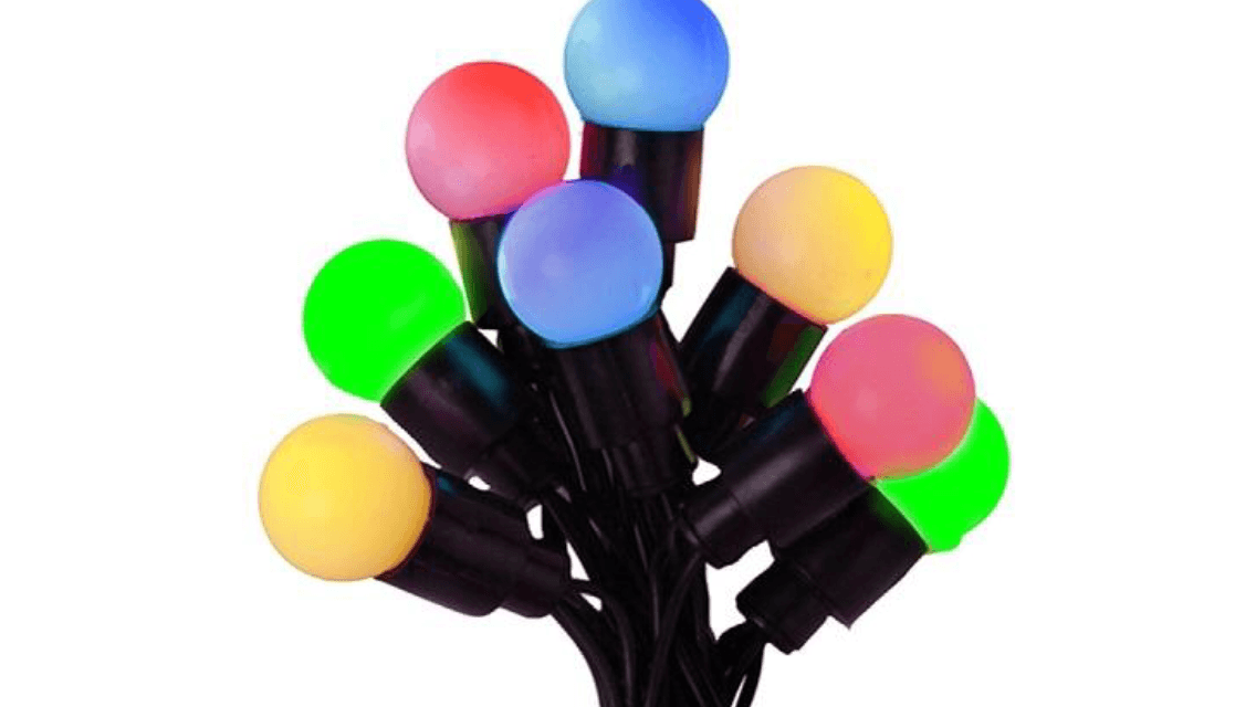 Feestverlichting buiten