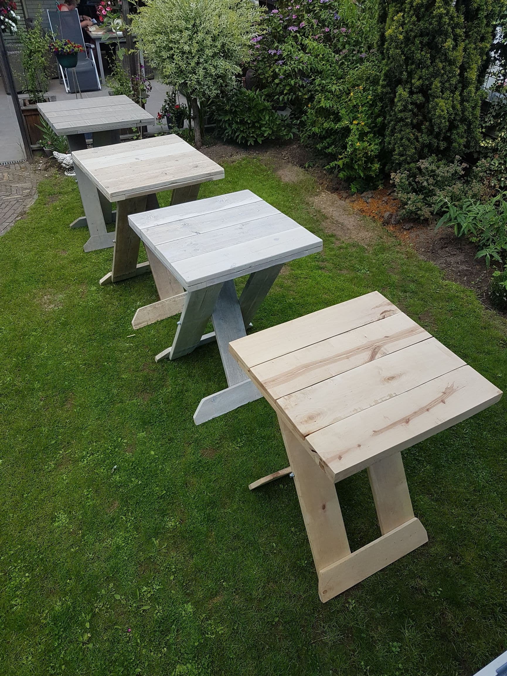 Statafels steigerhout