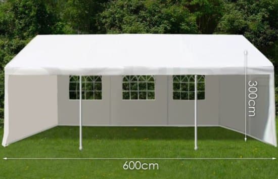party tent dikke frame 3x6