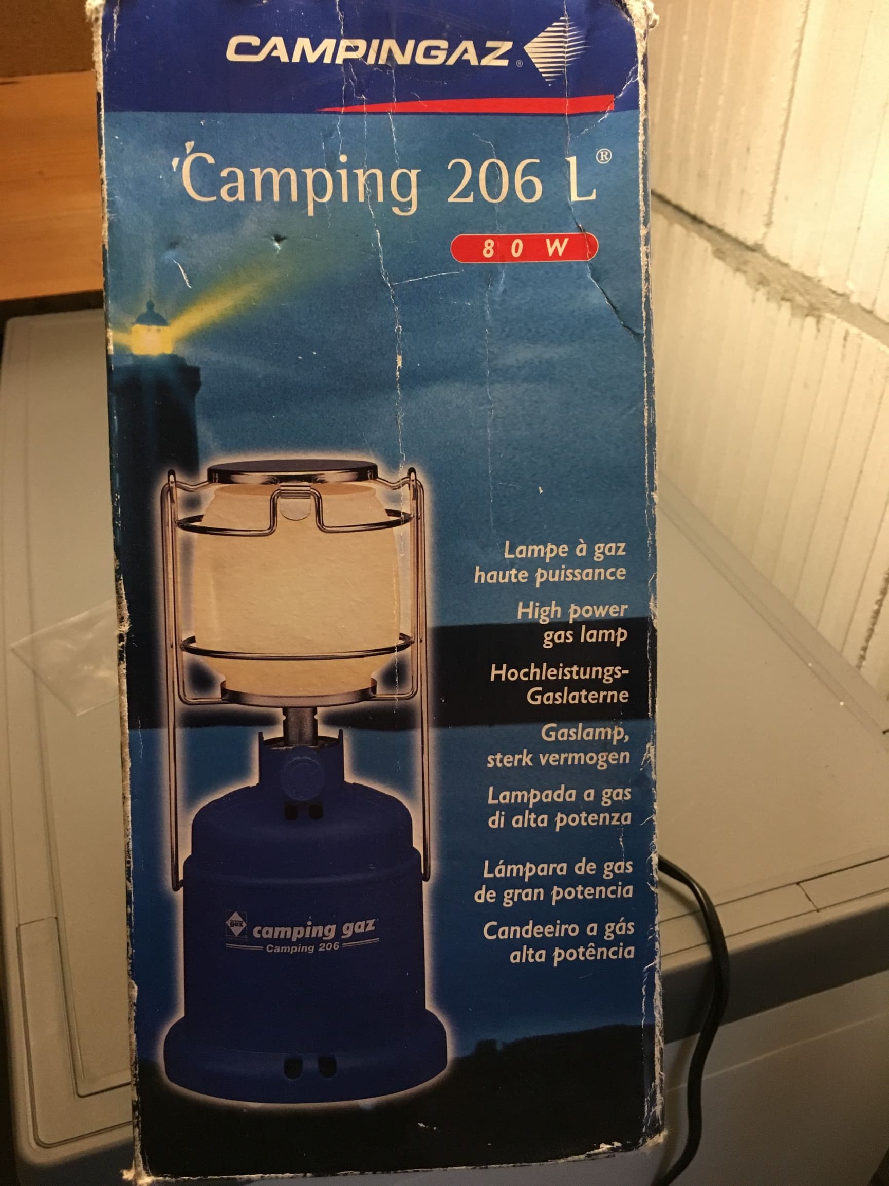 Camping gaslamp 
