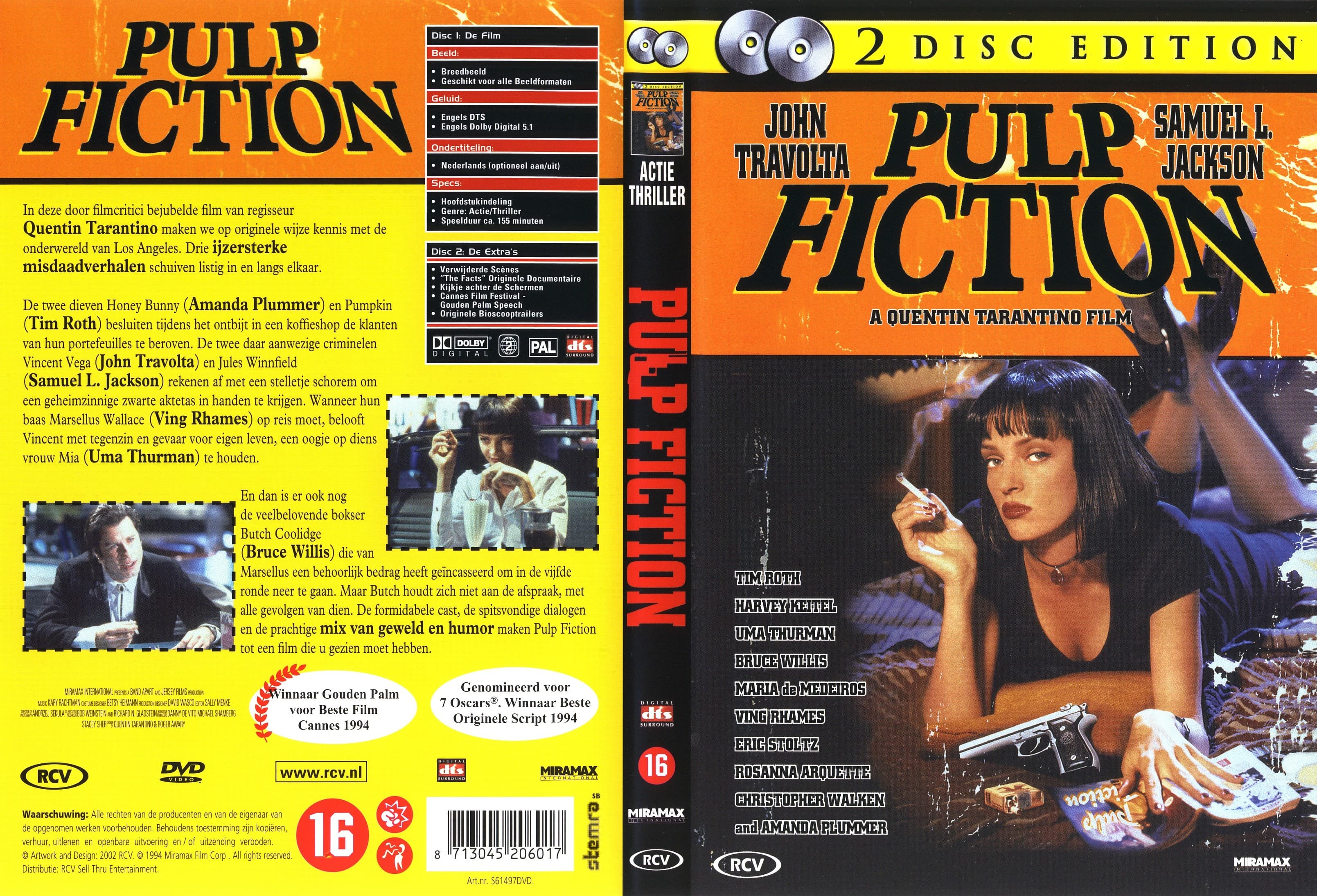 Pulp Fiction (John Travolta & Uma Thurman) 1994. DVD