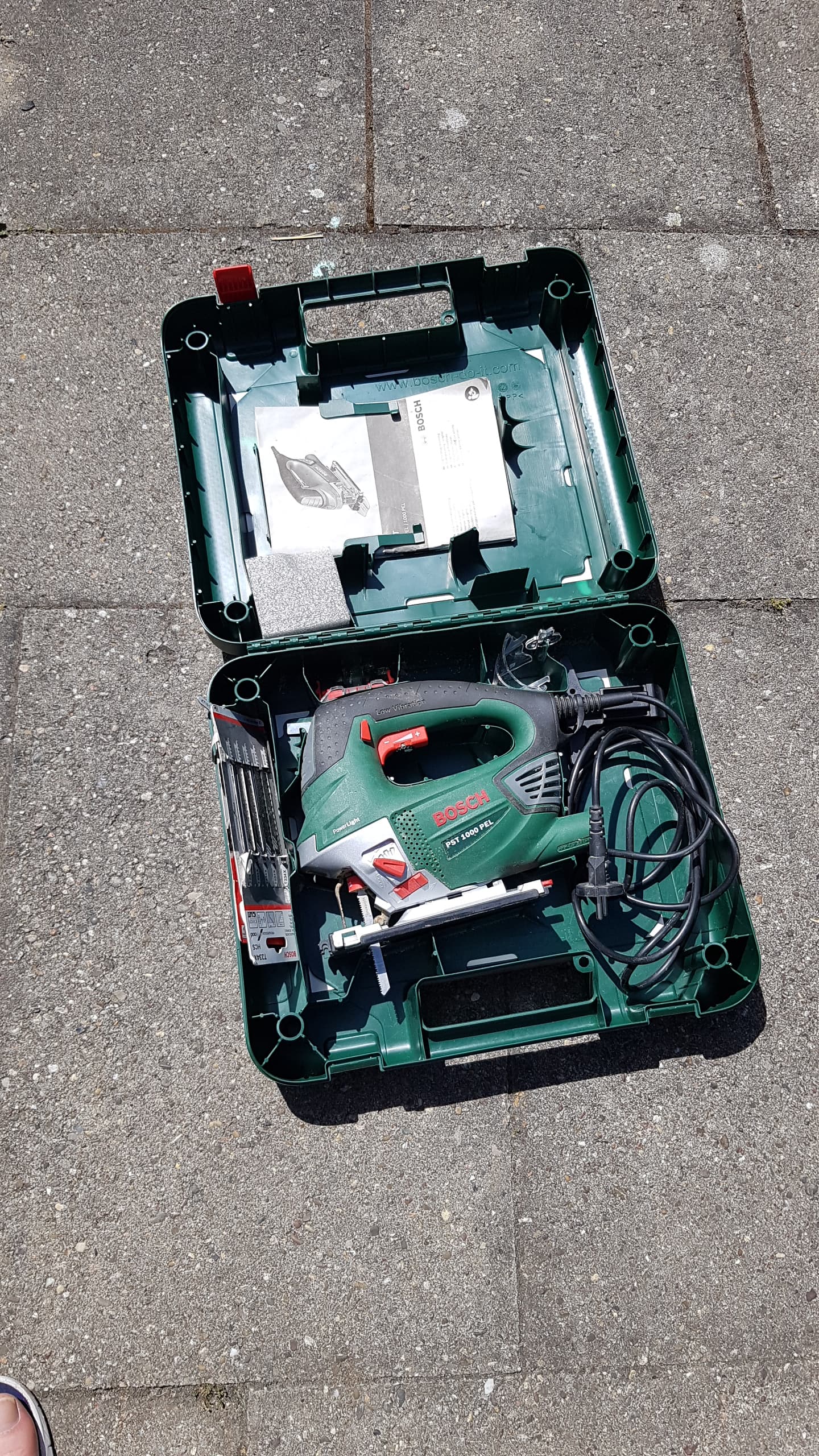 decoupeerzaag, bosch pst 1000 pel