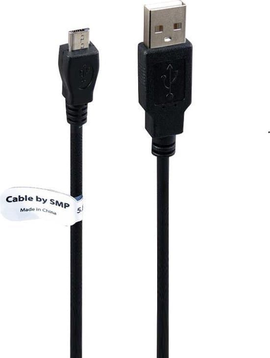 Zware kwaliteit 4,2 m USB oplaadkabel. Oplaadsnoer kabel voor snelladen. Past ook op Samsung. Galaxy A2 Core, A10, A3 A300, A5 A500, A6 (2018), A6+ Plus (2018), A7 A700, A7 (2018), A10s, SM-A107. - 