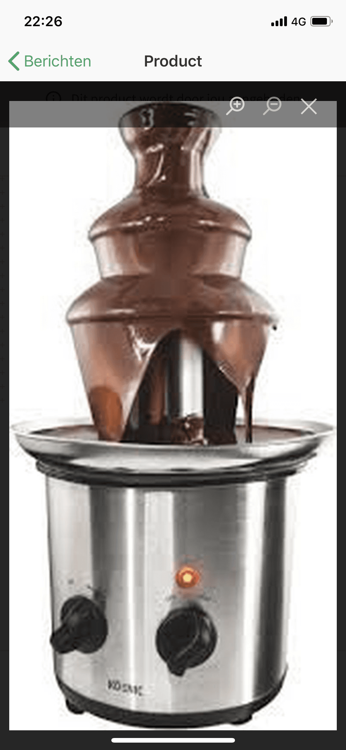 Chocolade fontein te huurp