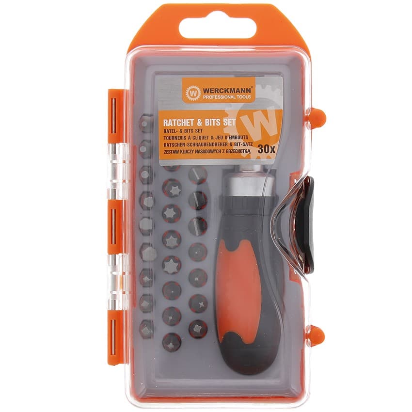 Ratel- en doppenset // Ratchet & bits set