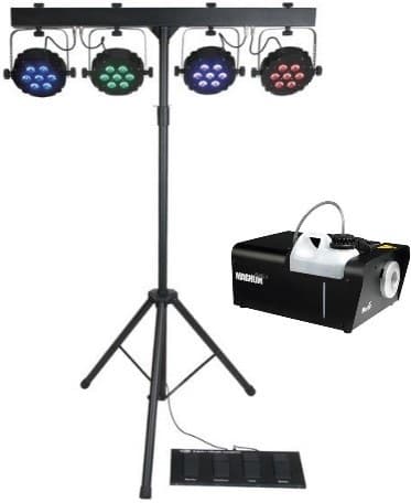 Party licht set klein met rookmachine