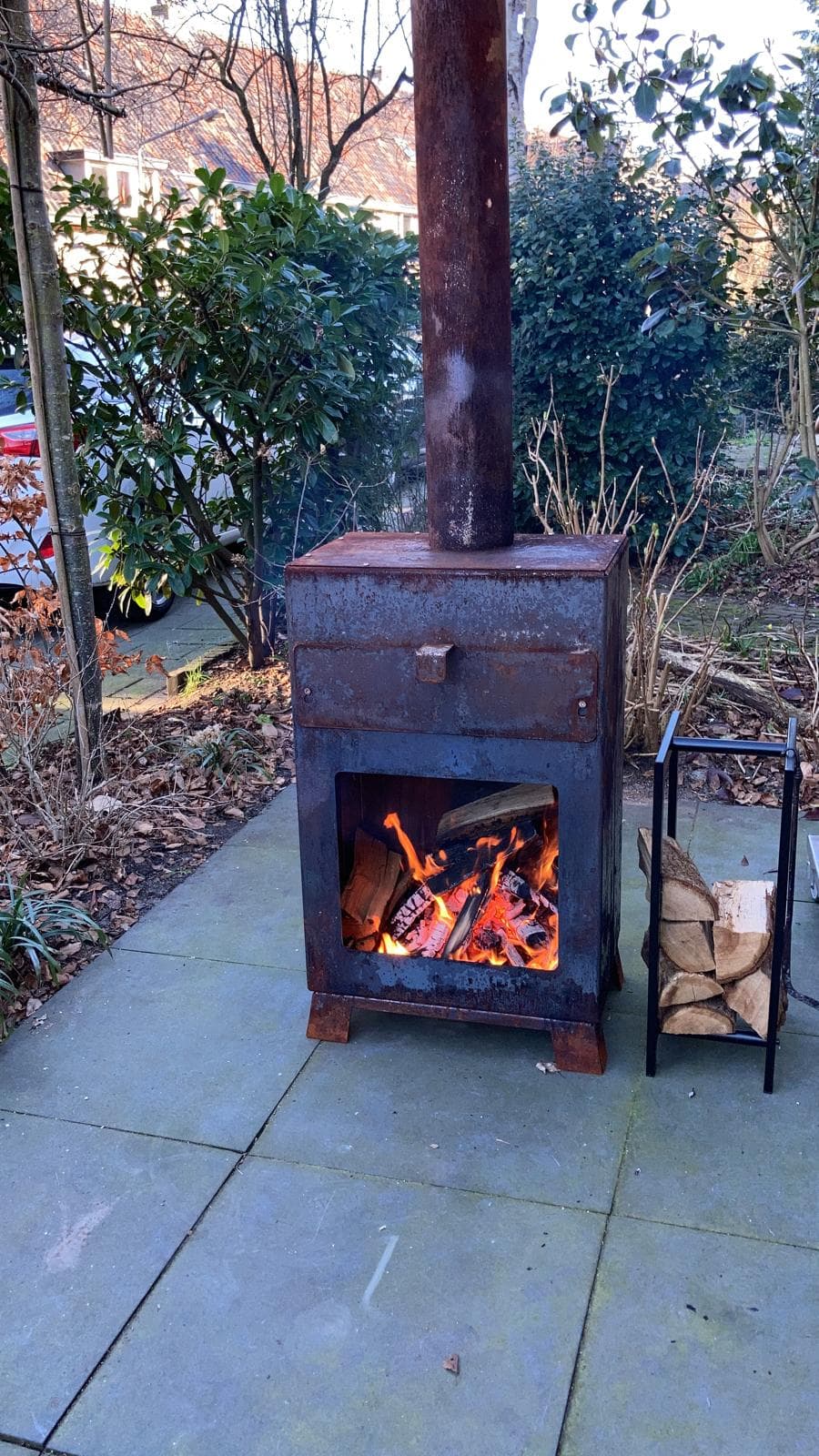 Pizza hout oven